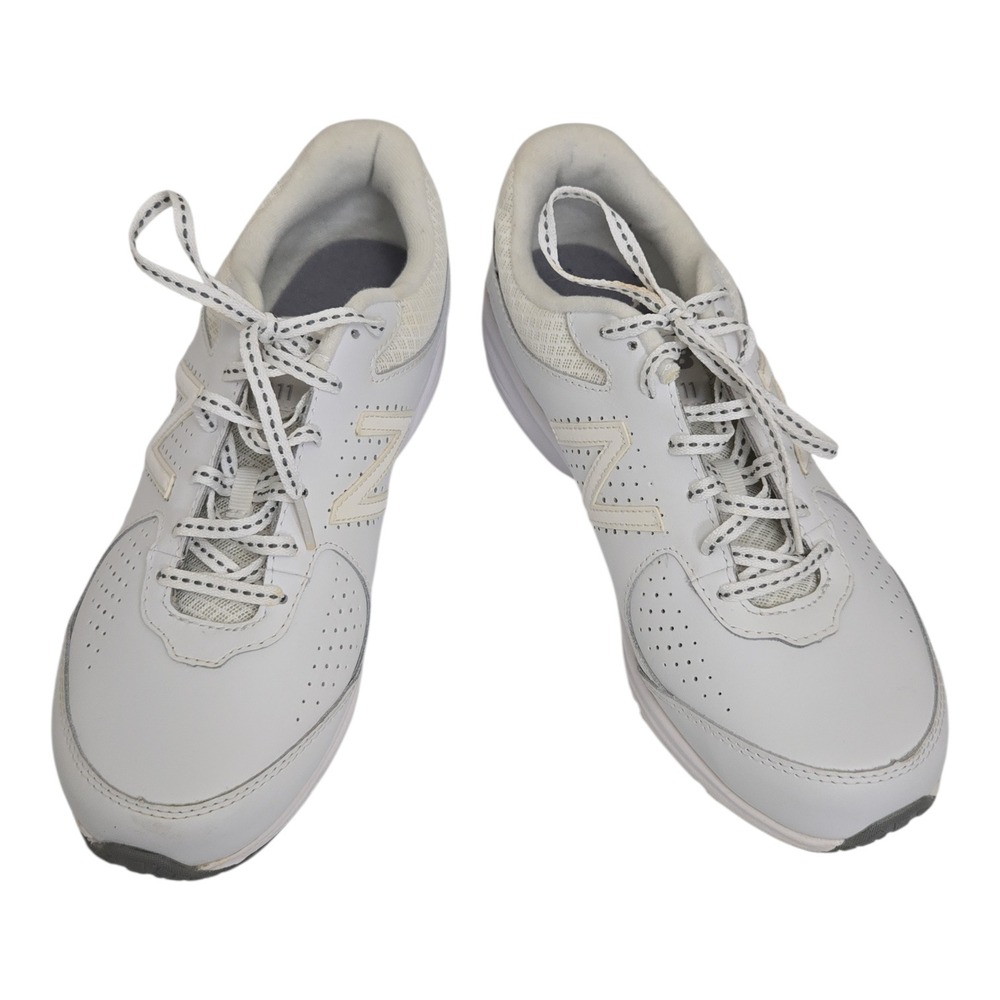 New Balance‎ Cush Women's 8.5 Walking Shoes White Lace Up Comfort Sneakers Clean